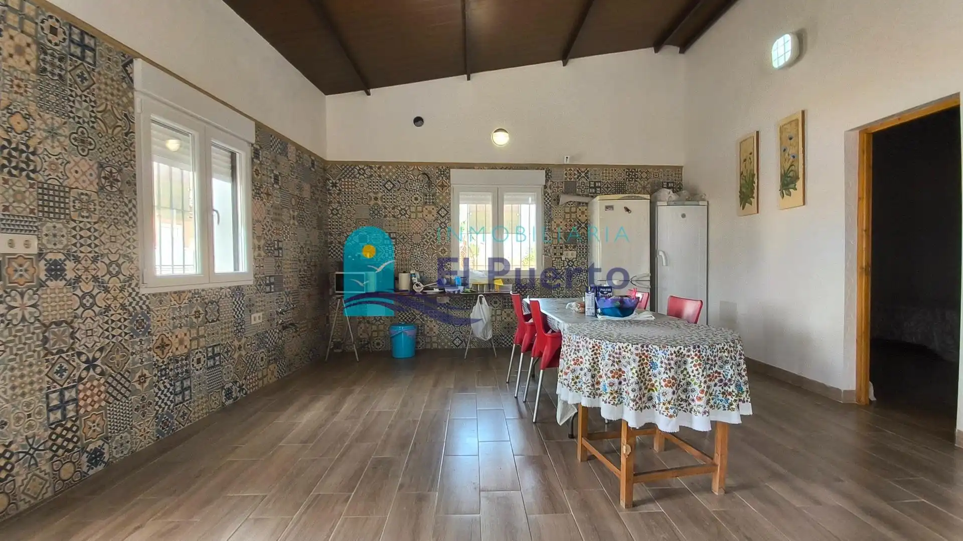 Cuina de Local en venda en Fuente Álamo de Murcia amb Aire condicionat i Moblat