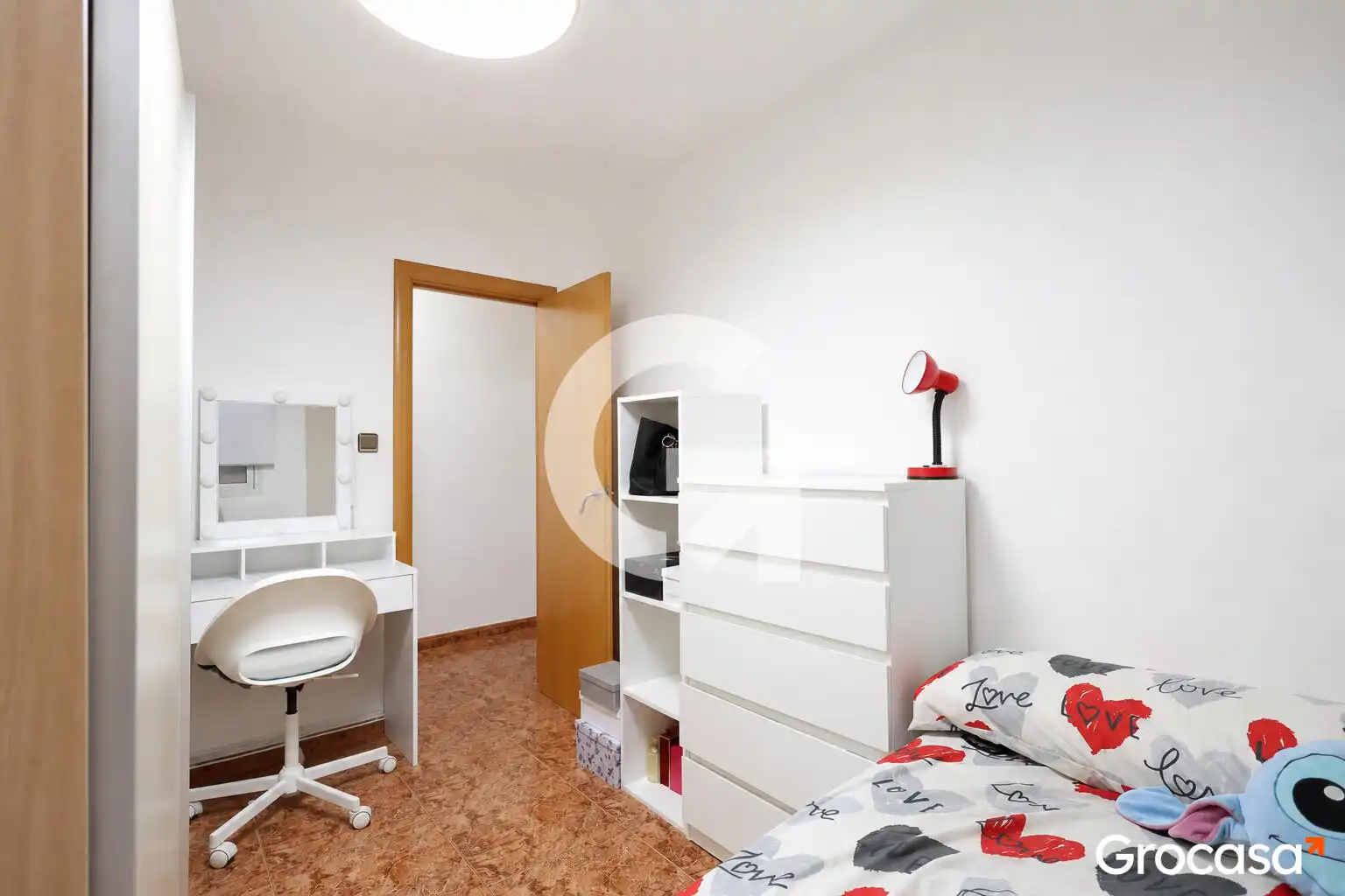 Schlafzimmer von Wohnung zum Verkauf in Sant Boi de Llobregat mit Klimaanlage, Heizung und Möbliert