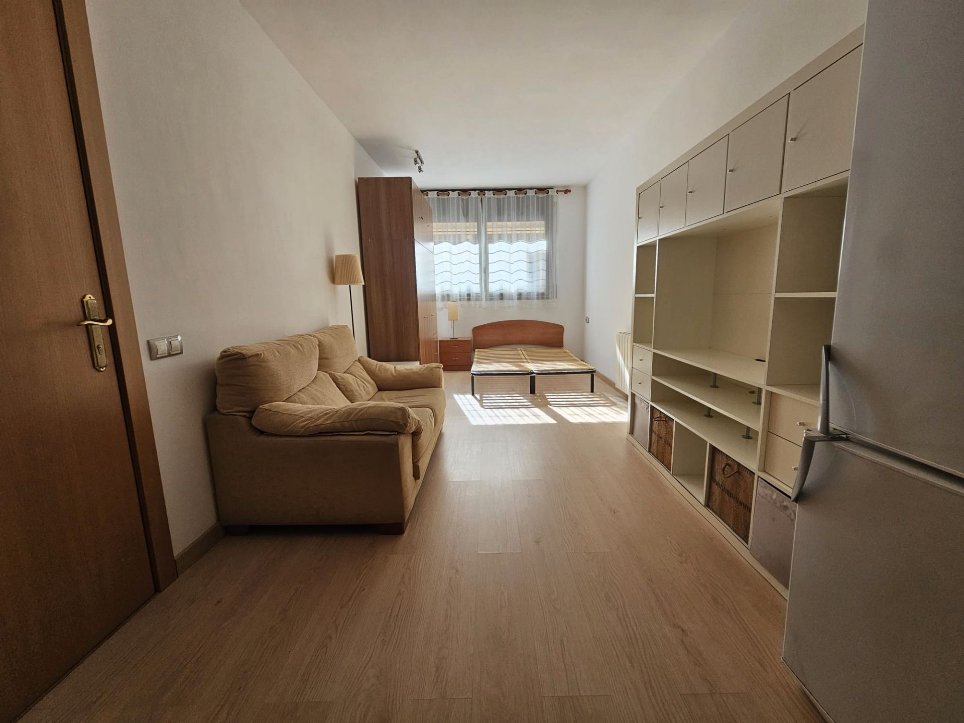 Sala d'estar de Loft en venda en Terrassa amb Calefacció, Parquet i Moblat