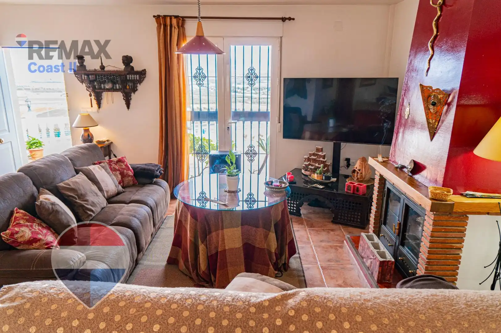 Sala de estar de Casa o chalet en venta en Moraleda de Zafayona con Aire acondicionado, Calefacción y Jardín privado
