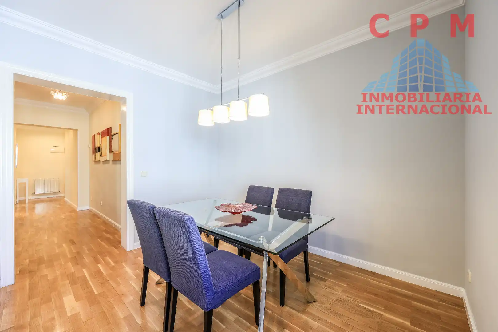 Dining room of Flat for rent in Madrid  with Air Conditioner, Heating and Parquet flooring
