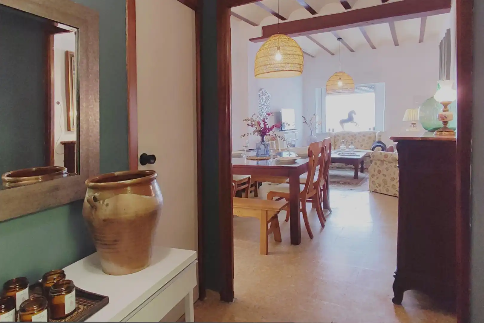 Comedor de Finca rústica en venta en Bolbaite con Terraza y Amueblado