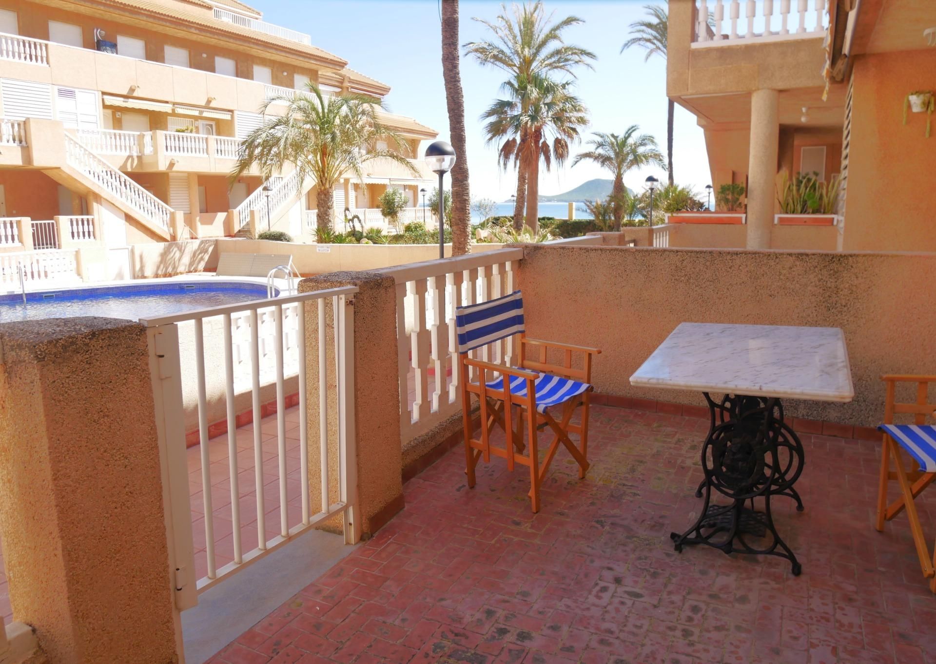 Garden of Single-family semi-detached for sale in La Manga del Mar Menor  with Air Conditioner, Heating and Storage room