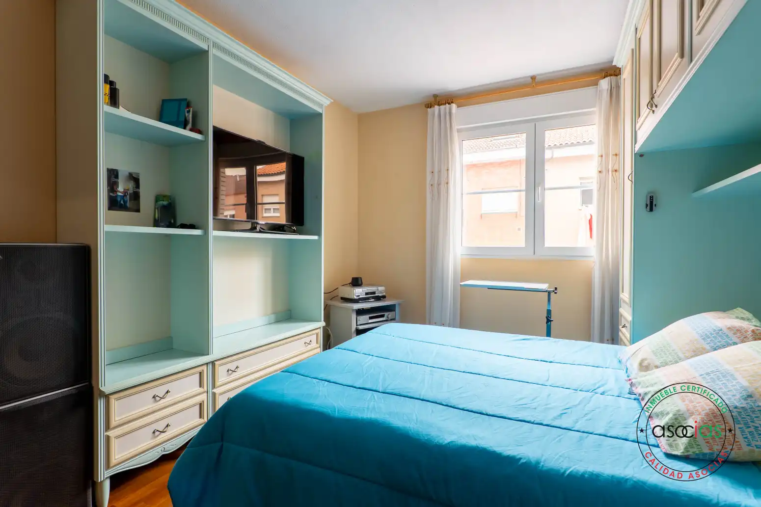 Bedroom of Flat for sale in Gijón   with Heating and Parquet flooring