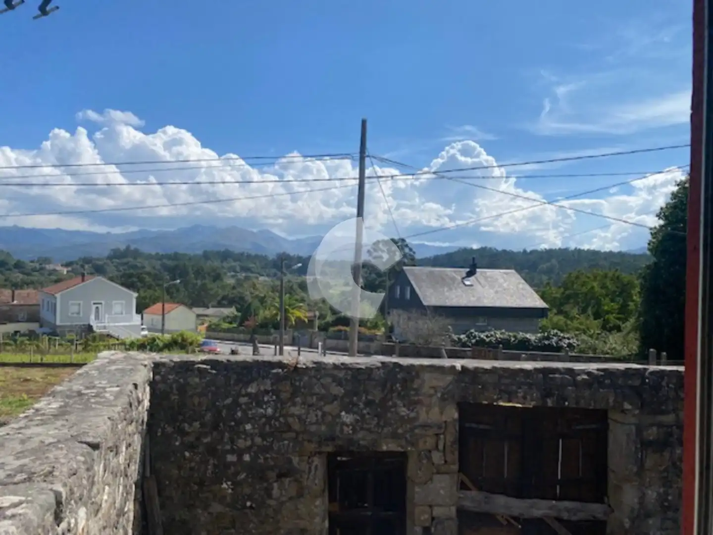 Vista exterior de Casa o chalet en venta en Entrimo con Jardín privado