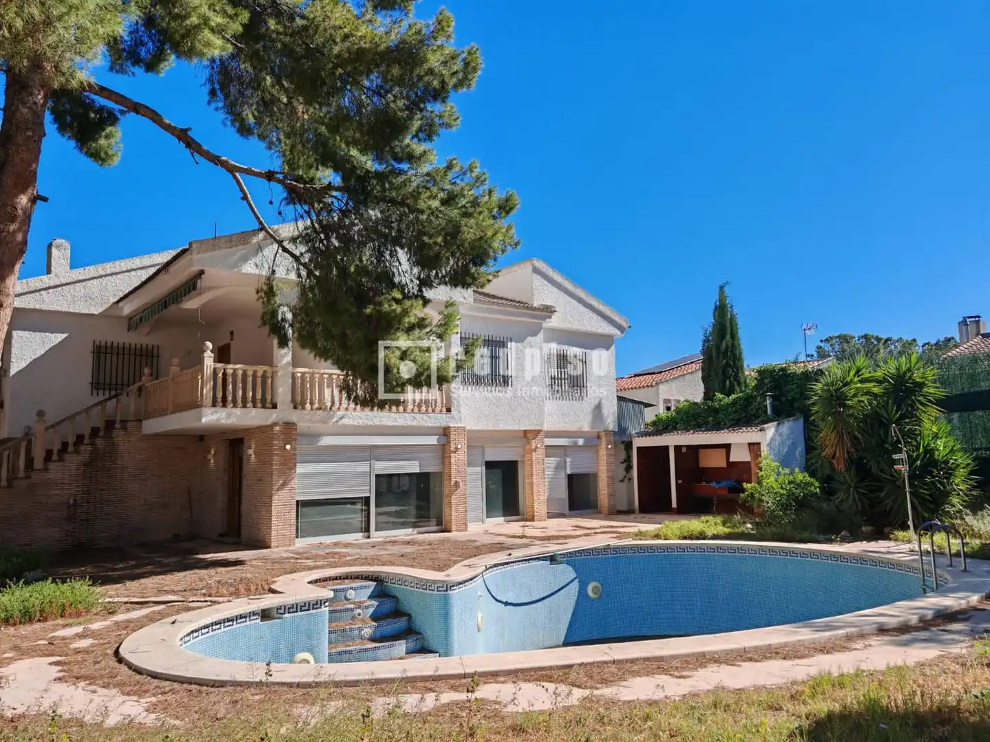 Vista exterior de Casa o xalet en venda en Las Torres de Cotillas amb Aire condicionat, Jardí privat i Piscina