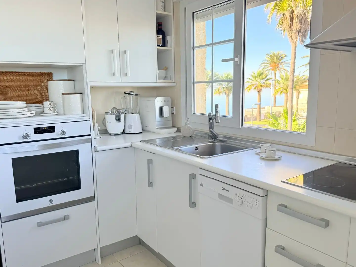 Kitchen of Apartments for sale in La Manga del Mar Menor  with Air Conditioner, Terrace and Furnished