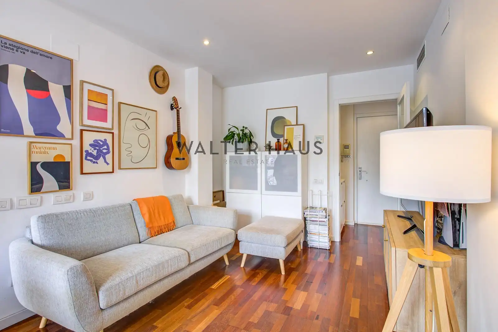 Sala d'estar de Àtic en venda en Barcelona amb Aire condicionat, Terrassa i Balcó