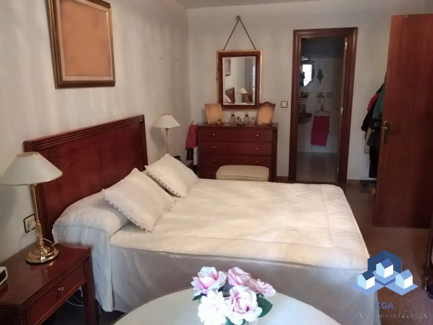Bedroom of Flat for sale in Lorca  with Air Conditioner and Furnished