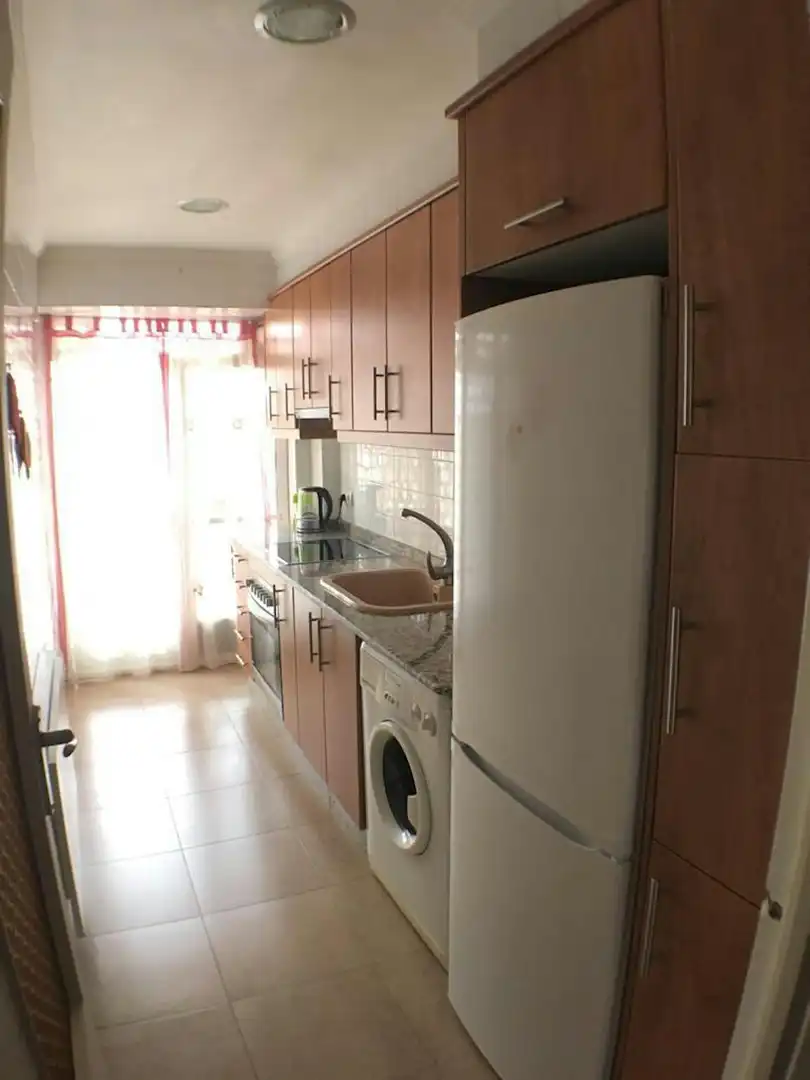 Kitchen of Flat for rent in Valencia  with Furnished, Washing machine and TV