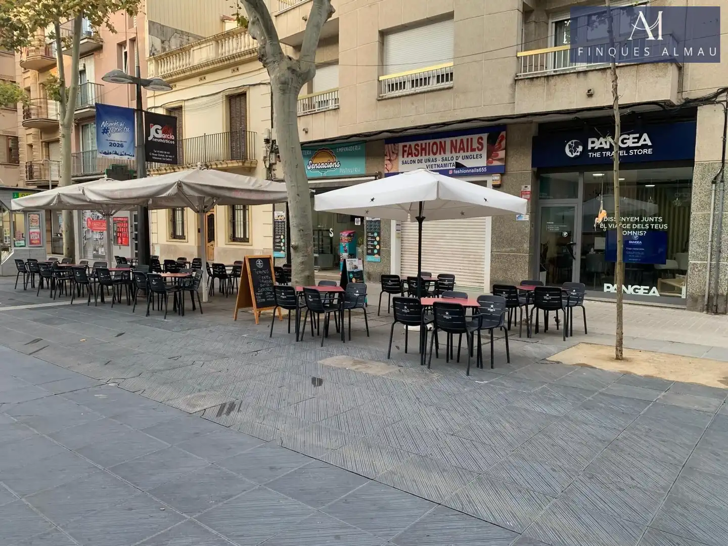 Terraza de Local de alquiler en Vilanova i la Geltrú con Aire acondicionado y Amueblado