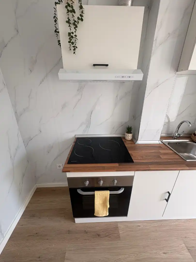 Küche von Wohnung zum Verkauf in Zaragoza mit Klimaanlage, Heizung und Balkon