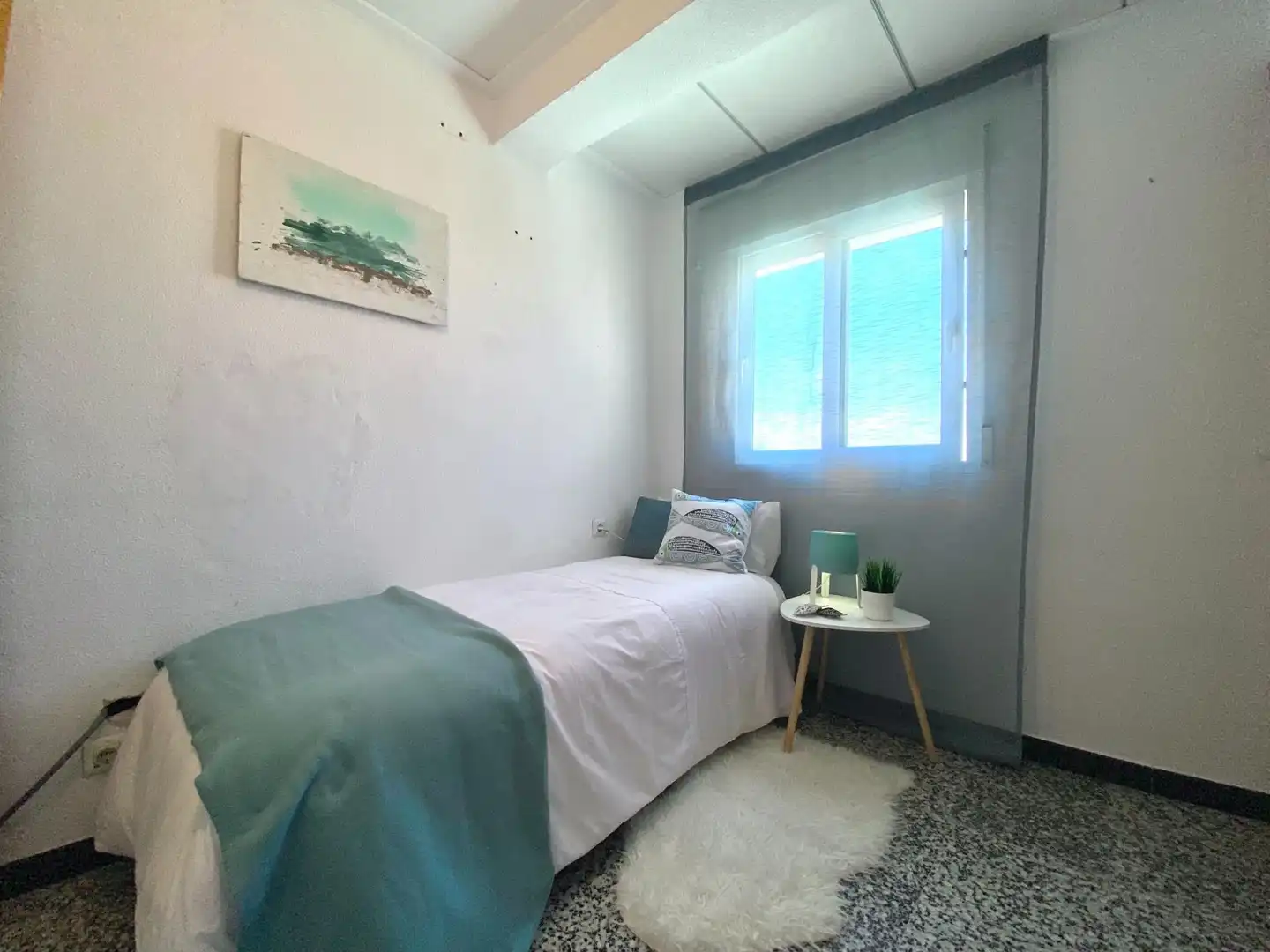 Bedroom of Flat for sale in La Pobla de Farnals  with Air Conditioner, Private garden and Balcony
