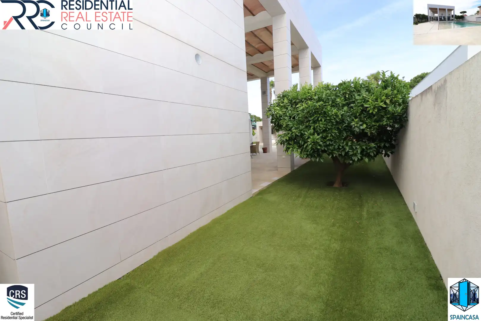 Terrassa de Casa o xalet en venda en Aljaraque amb Aire condicionat, Traster i Piscina
