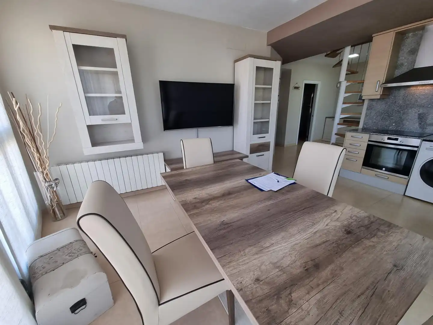 Esszimmer von Dachboden zum Verkauf in Sabadell mit Terrasse, Möbliert und Alarm