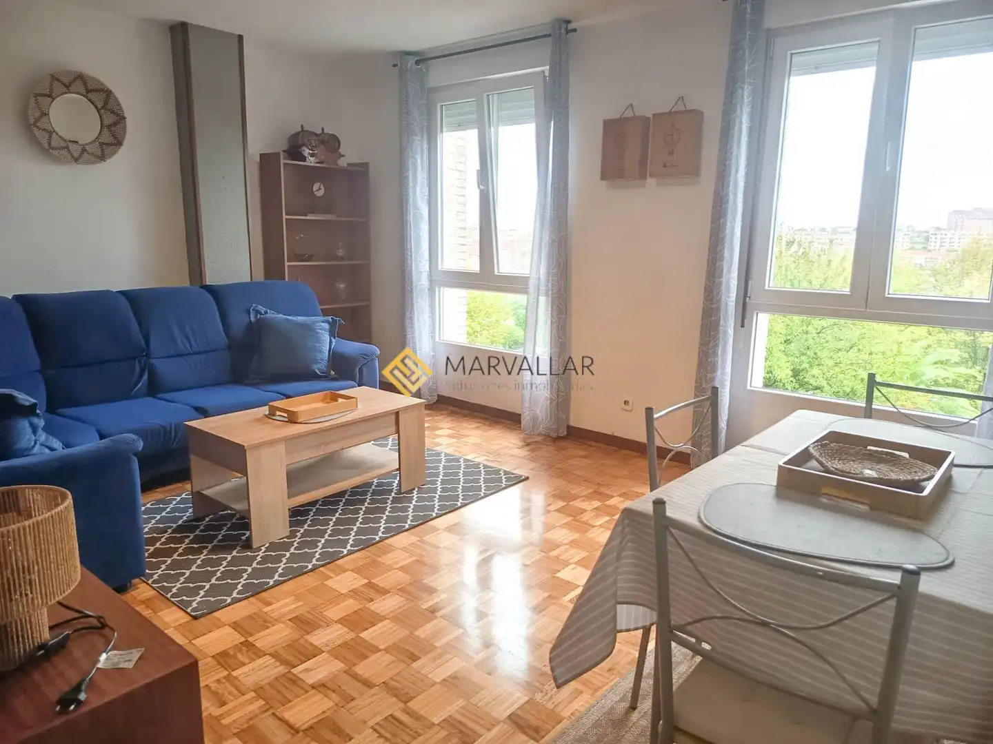 Sala de estar de Piso de alquiler en Santander con Calefacción