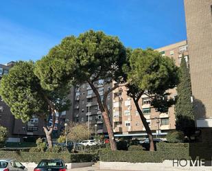 Exterior view of Flat for sale in  Madrid Capital  with Heating, Parquet flooring and Terrace