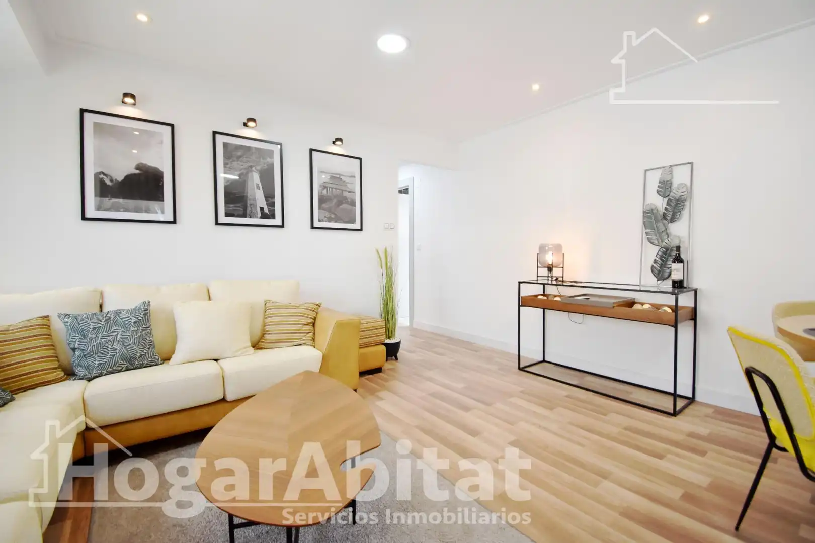 Living room of Flat for sale in Cullera  with Air Conditioner, Terrace and Furnished