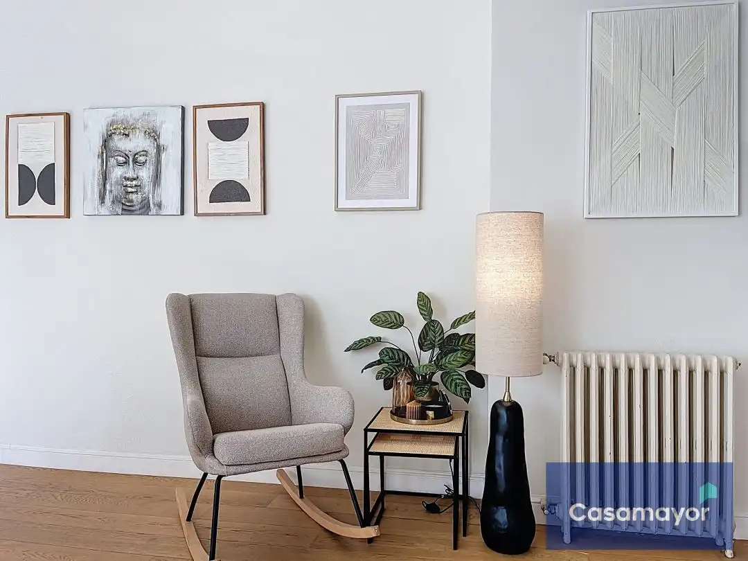 Wohnzimmer von Wohnung zum Verkauf in Alicante / Alacant mit Klimaanlage und Heizung