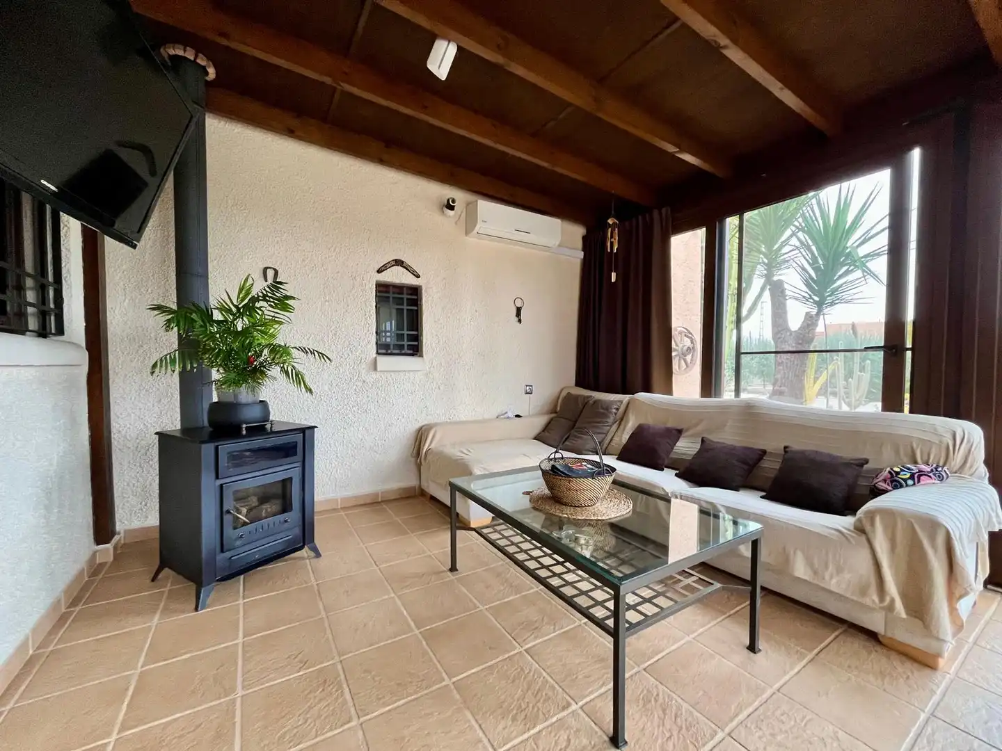 Terrace of Detached homes for sale in Mojácar  with Air Conditioner, Heating and Private garden