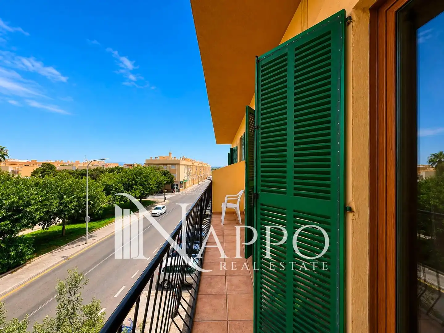 Vista exterior de Pis en venda en  Palma de Mallorca amb Aire condicionat, Terrassa i Moblat