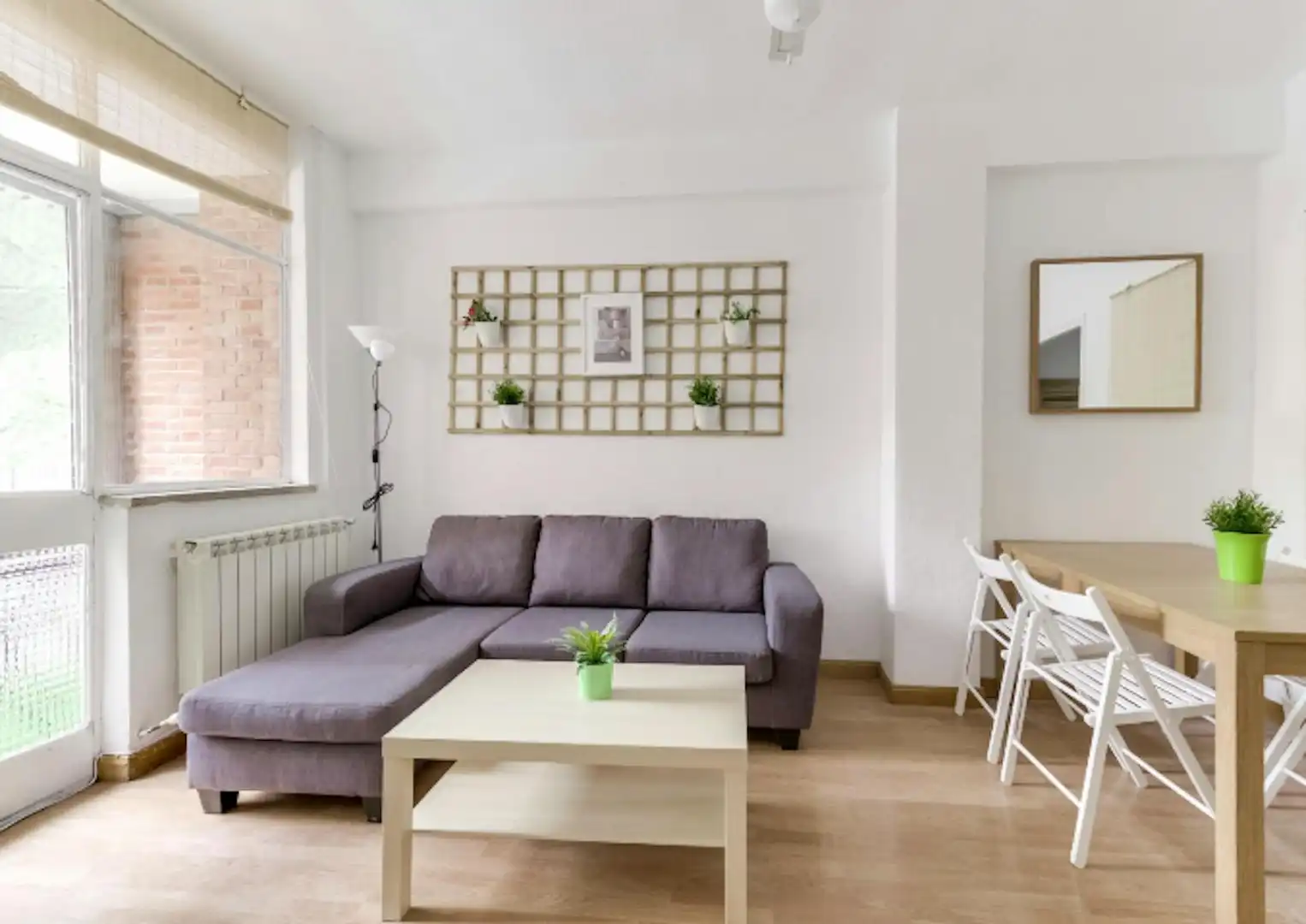 Living room of Flat for rent in Madrid  with Heating, Furnished and Washing machine