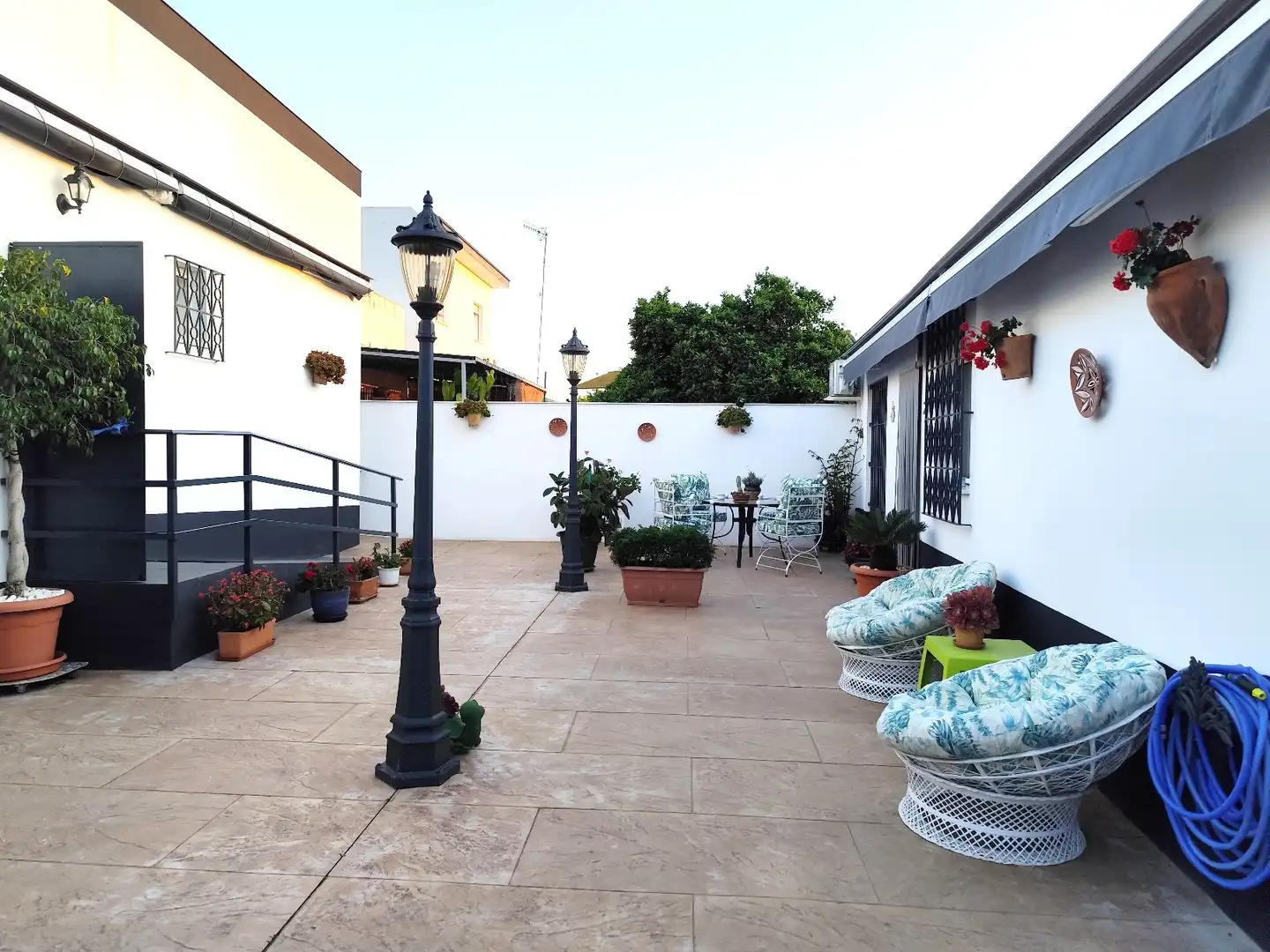 Terrassa de Casa adosada de lloguer en Sanlúcar de Barrameda amb Aire condicionat, Calefacció i Terrassa