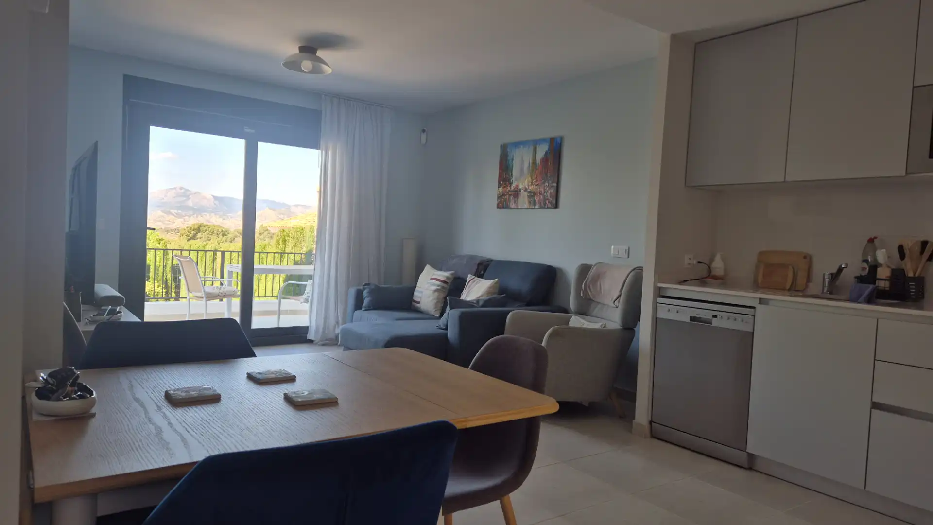 Sala de estar de Casa o chalet en venta en Busot con Aire acondicionado, Calefacción y Jardín privado