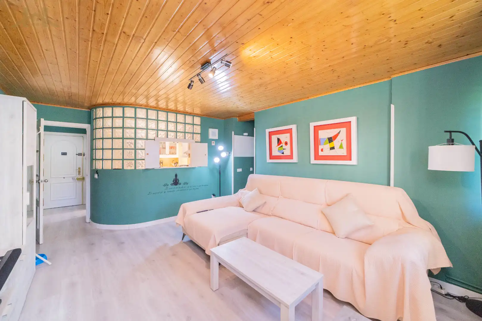 Sala de estar de Piso en venta en Fuenlabrada con Calefacción, Trastero y Amueblado