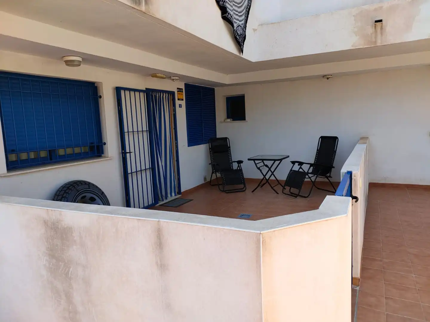 Terrasse von Wohnung zur Miete in Cartagena mit Möbliert, Ofen und Waschmaschine