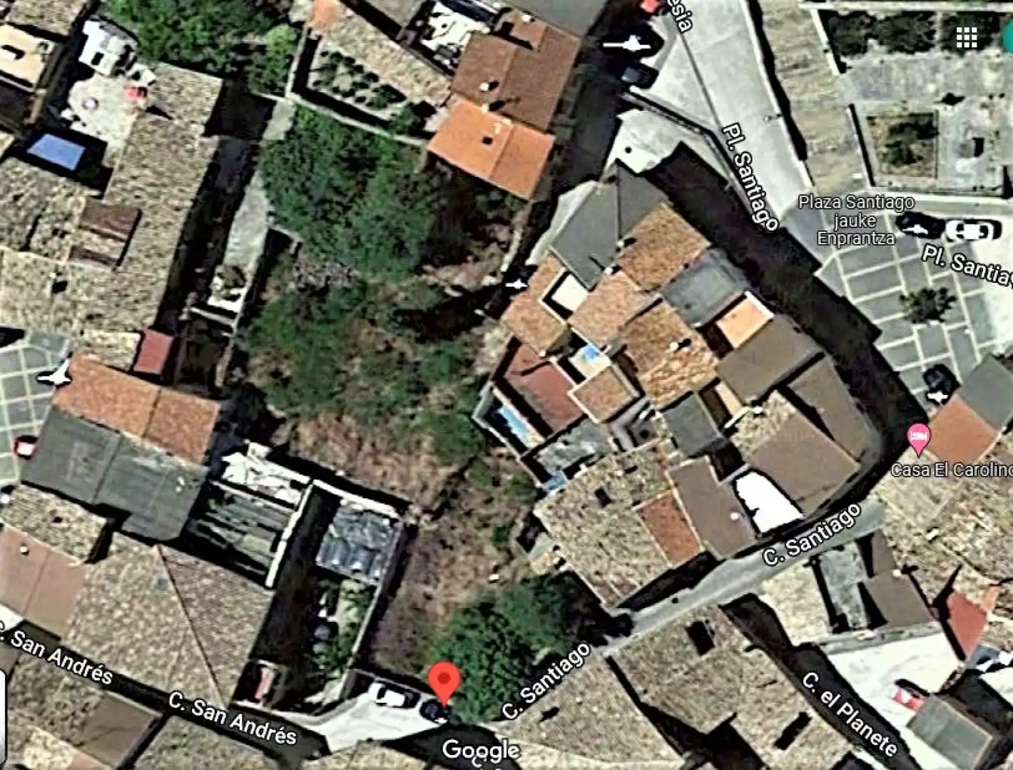 Exterior view of Land for sale in Larraga