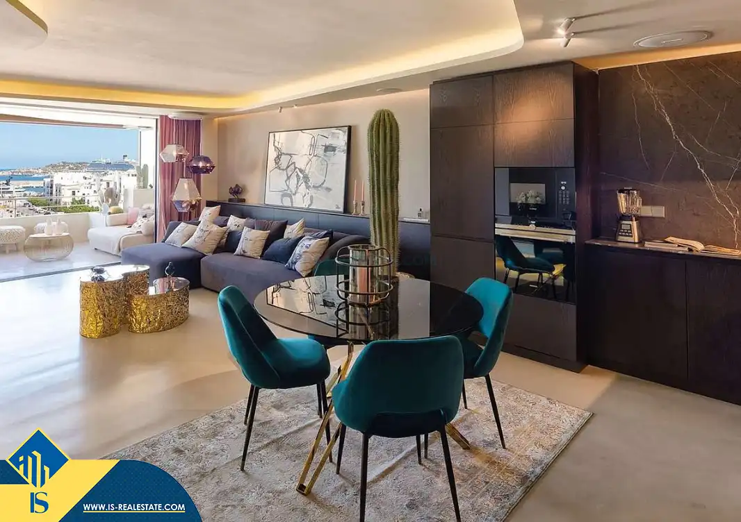 Sala d'estar de Àtic en venda en Eivissa amb Terrassa i Moblat