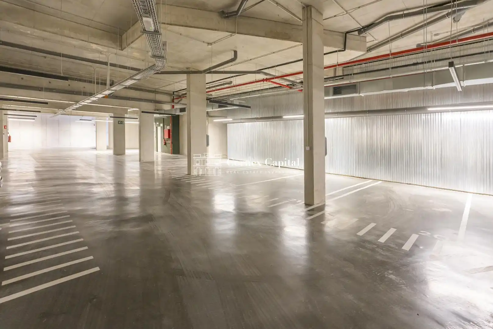 Parking of Flat for sale in Barcelona  with Air Conditioner, Heating and Private garden