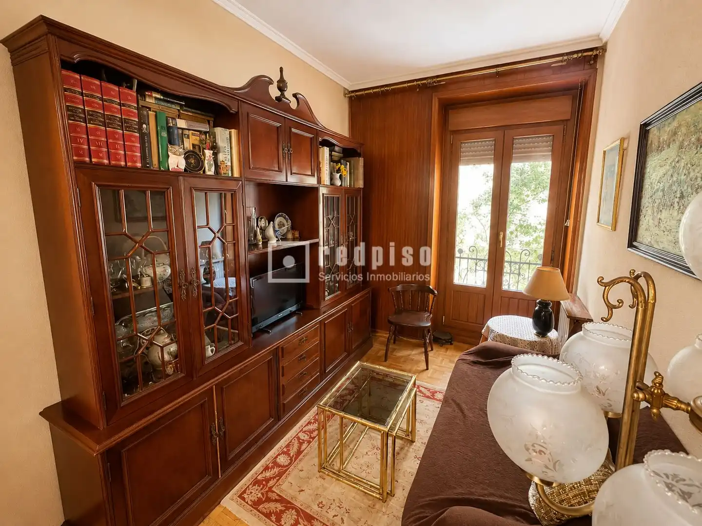 Sala de estar de Piso en venta en Madrid con Calefacción, Parquet y Terraza
