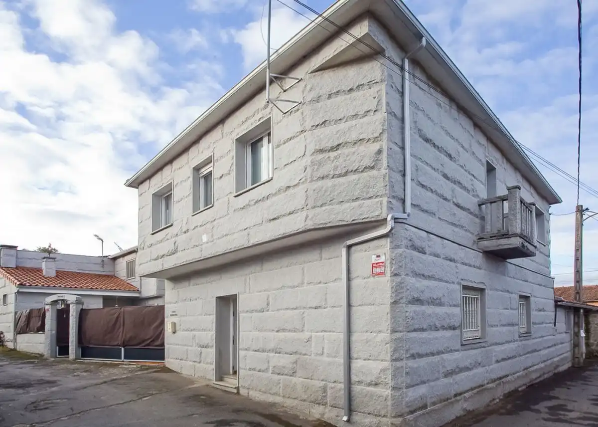 Vista exterior de Casa o xalet en venda en Vilamarín amb Calefacció, Terrassa i Traster