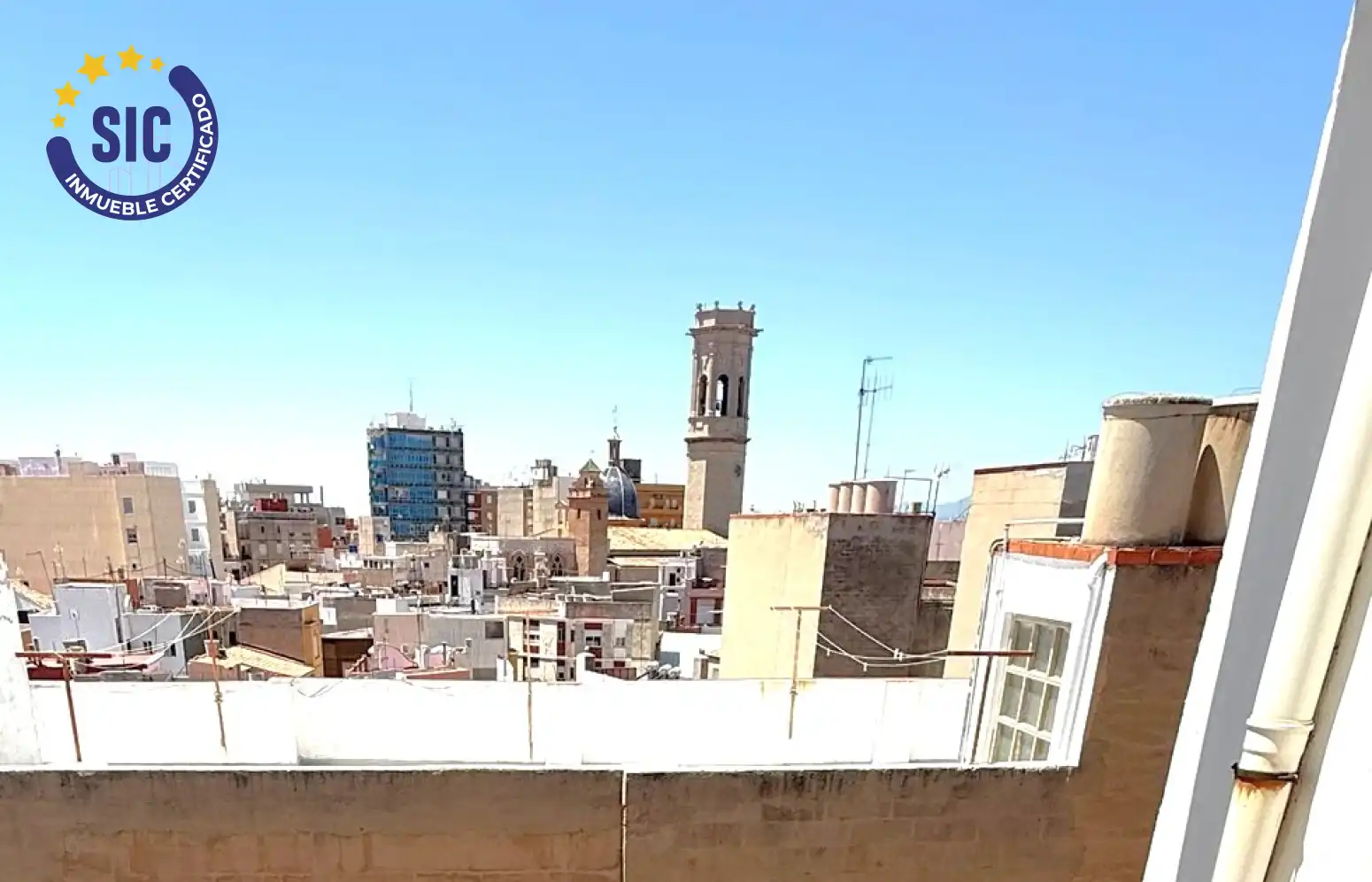 Vista exterior de Pis en venda en Burriana / Borriana amb Calefacció, Terrassa i Moblat