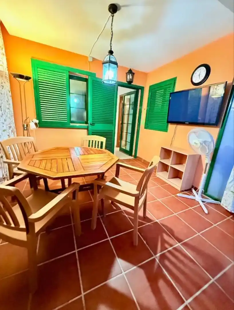 Terraza de Casa adosada de alquiler en Tuineje con Jardín privado, Terraza y Amueblado