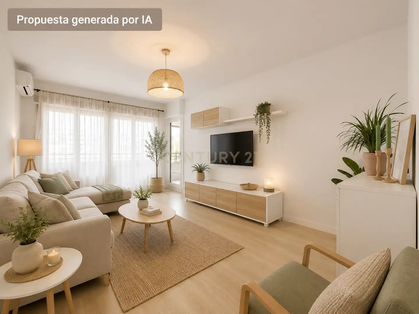 Sala d'estar de Apartament en venda en Albatera amb Aire condicionat i Balcó