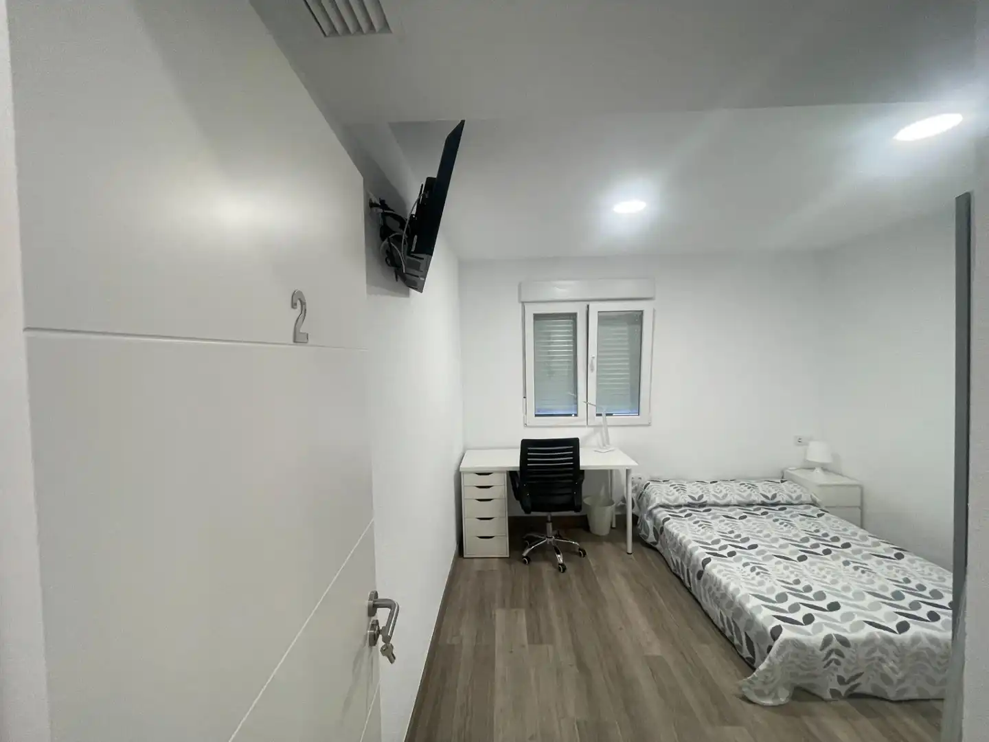 Bedroom of Flat for share in Cartagena  with Air Conditioner, Heating and Furnished