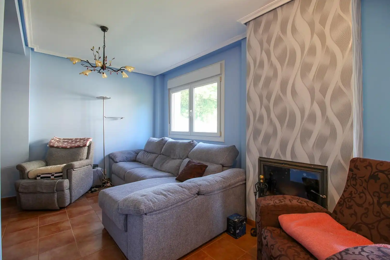 Sala de estar de Casa o chalet en venta en Guriezo con Calefacción, Jardín privado y Parquet