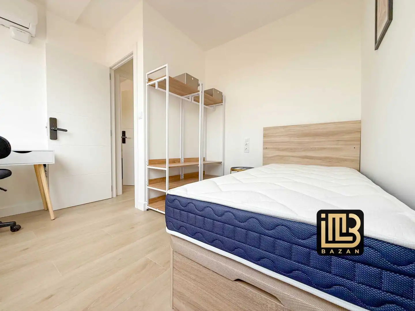 Schlafzimmer von Wohnung zur untervermieten in Málaga mit Klimaanlage und Möbliert