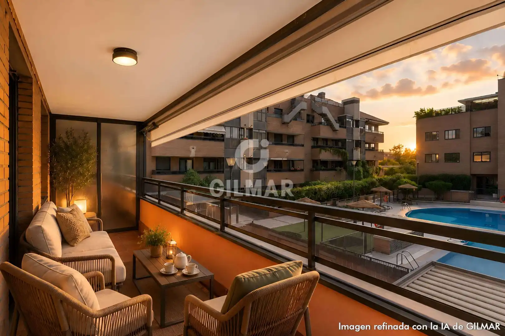 Terrace of Flat for sale in Pozuelo de Alarcón  with Heating, Private garden and Storage room