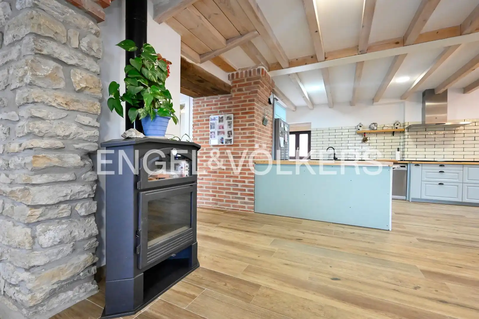 Cocina de Casa o chalet en venta en Suances con Calefacción y Jardín privado