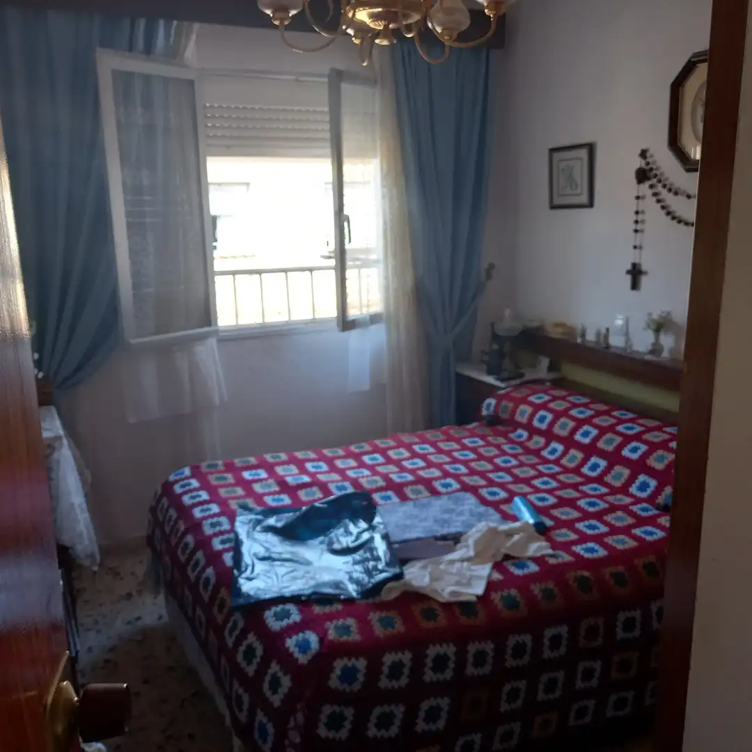 Bedroom of Flat for sale in Toledo  with Terrace and Furnished