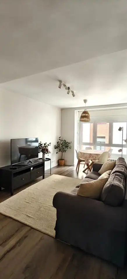 Sala de estar de Piso de alquiler en Gijón  con Calefacción, Amueblado y Internet