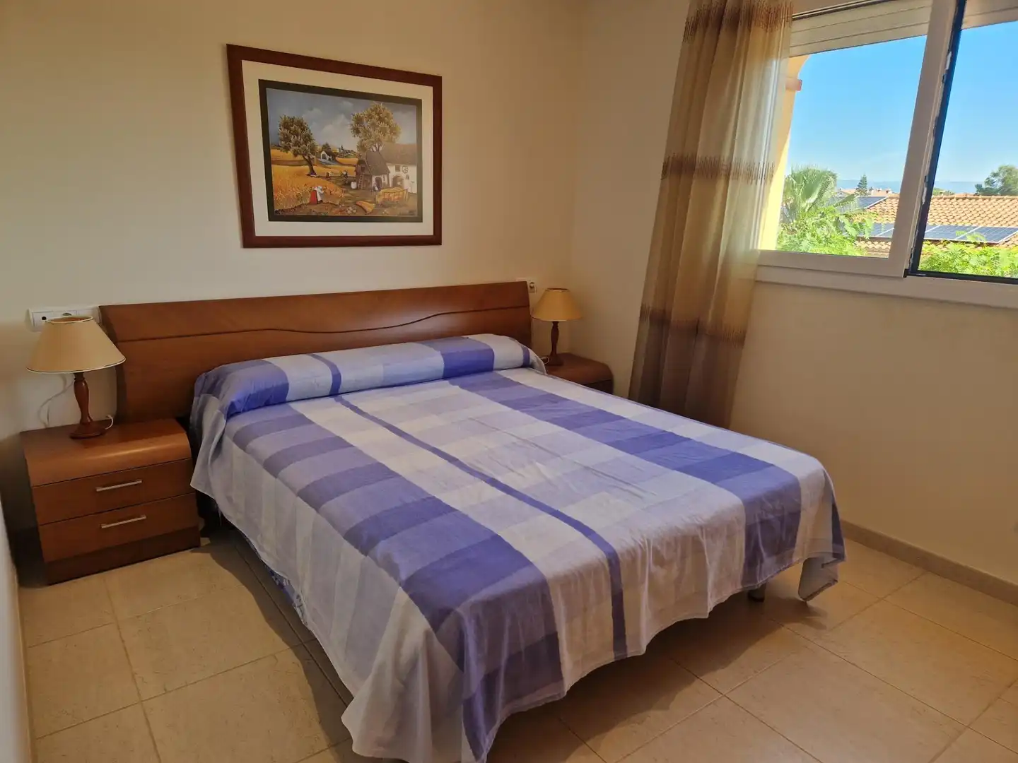 Schlafzimmer von Einfamilien-Reihenhaus zum Verkauf in Mont-roig del Camp mit Privatgarten, Terrasse und Möbliert
