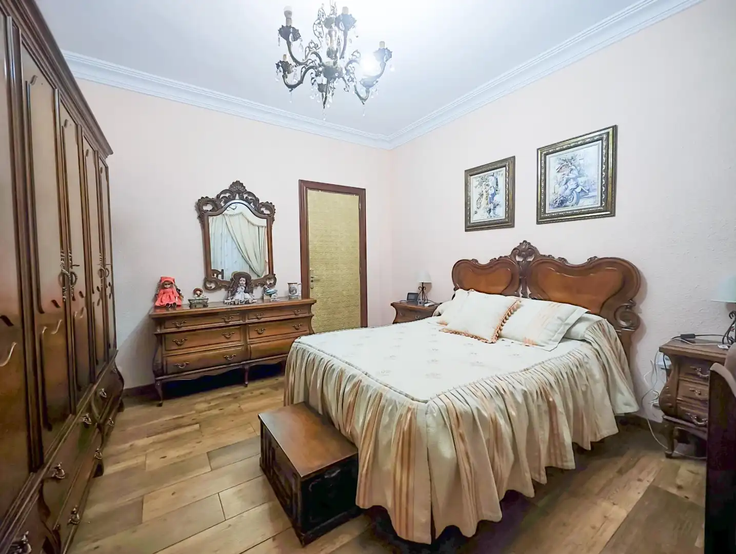 Schlafzimmer von Wohnung zum Verkauf in Puertollano mit Klimaanlage, Parkett und Möbliert