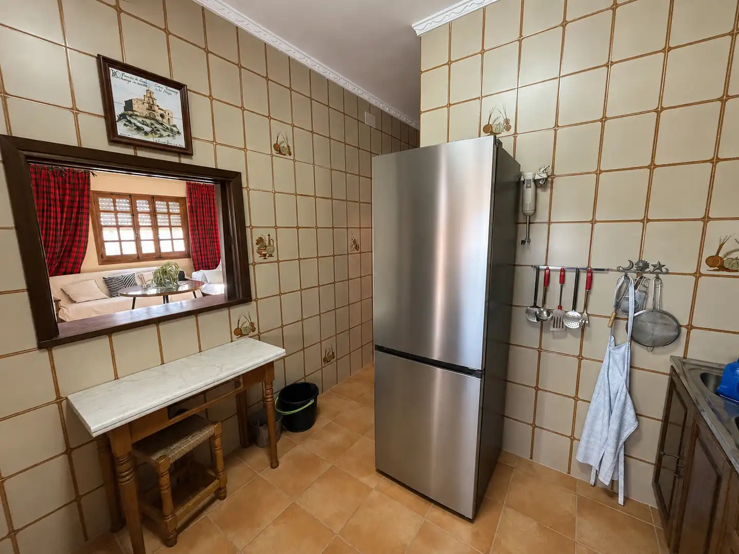 Cocina de Finca rústica en venta en Andújar con Aire acondicionado, Terraza y Piscina
