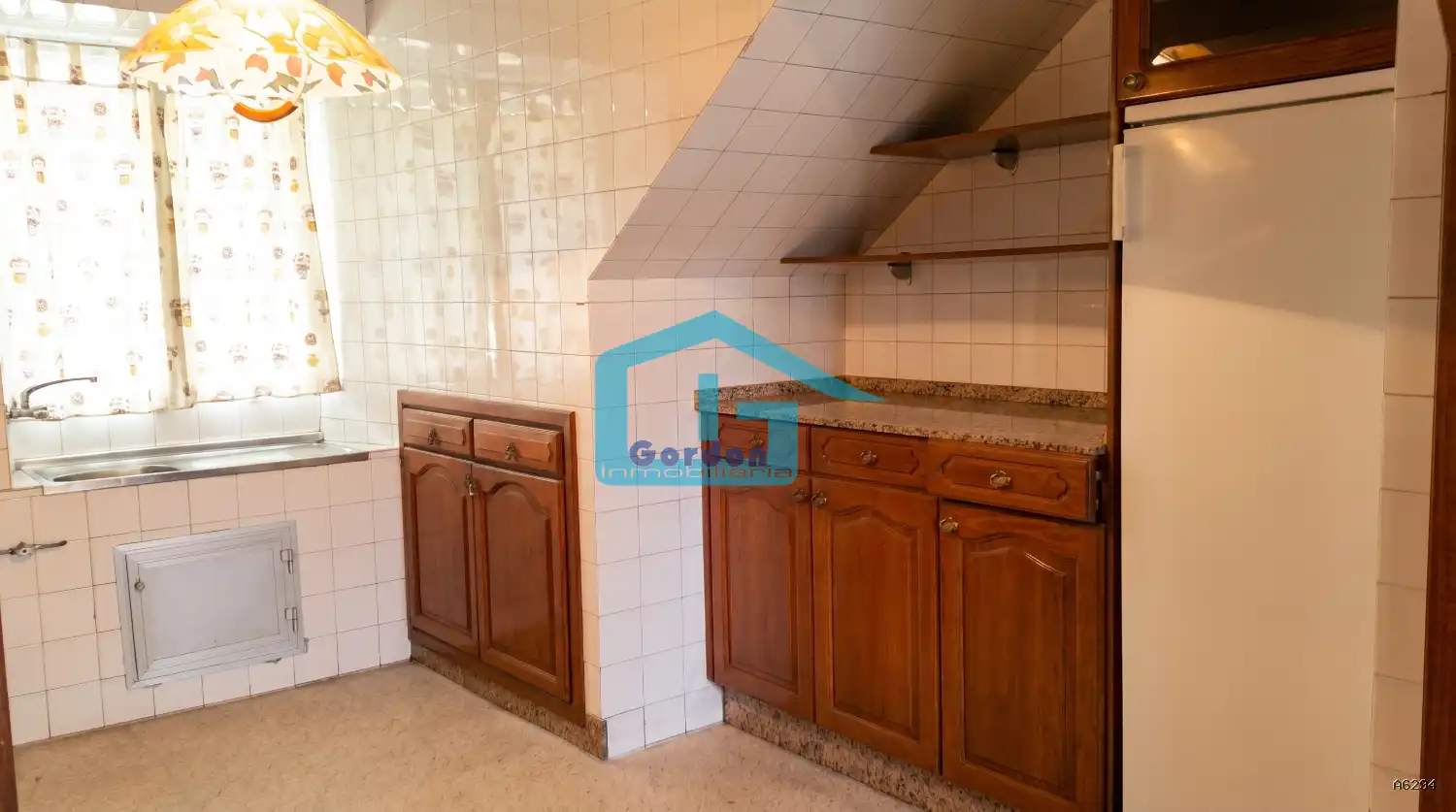 Cocina de Finca rústica en venta en Meaño con Parquet, Terraza y Trastero