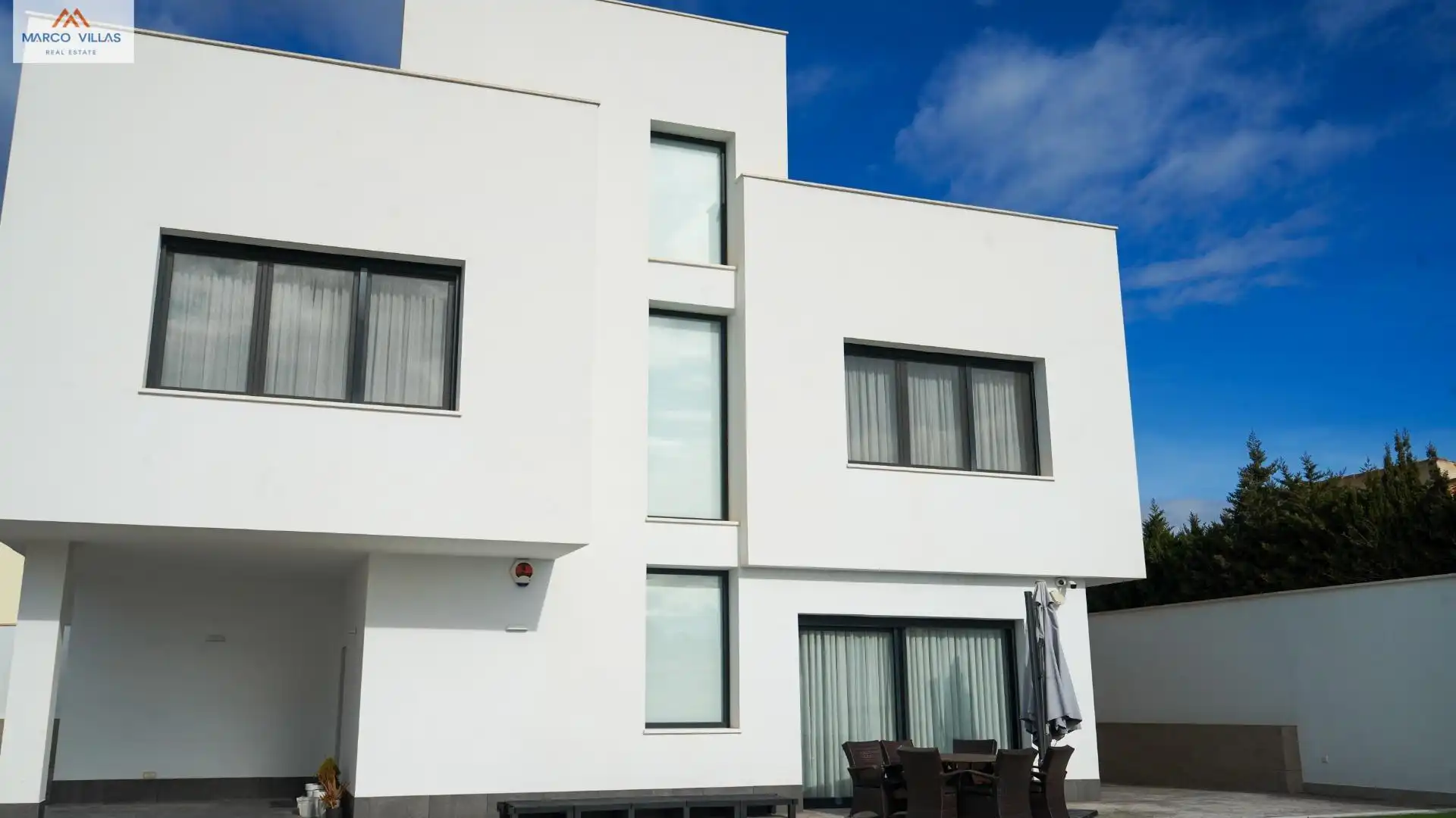 Vista exterior de Casa o chalet en venta en San Fulgencio con Aire acondicionado, Jardín privado y Piscina